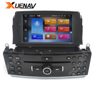 Récepteur stéréo 2din autoradio lecteur multimédia Pour Mercedes Benz C200 C180 W204 2007-2010 autoradio autoradio automatique audio GPS