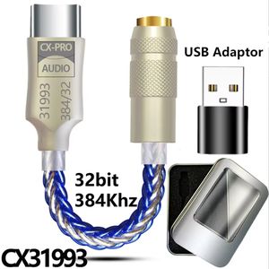 Convertisseur de ligne DAC de type C pour décodage audio numérique Cx31993, lecture d'oreillettes, <span class=keywords><strong>adaptateur</strong></span> de casque pour téléphone portable USB - Product Image 3