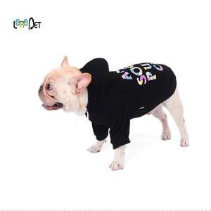 Thiết kế sang trọng Puppy hoodie mùa đông ấm áp Pet Dog áo khoác áo chống xã hội Puppy Câu lạc bộ in mô hình dễ thương New Dog quần áo cotton - Product Image 3