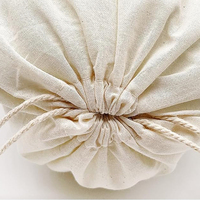 Sacs à cordon en pur coton, sacs sachet, sacs anti-poussière pour articles ménagers, pochettes respirantes pour accessoires de voyage et de cuisine