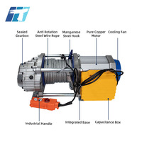 Treuil électrique multifonctionnel portable 380 V pour manutention de marchandises en usine, capacité 1,5 T, vente directe usine