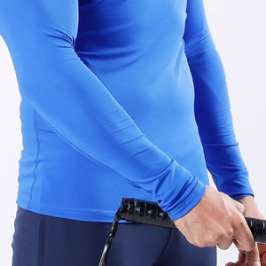 Camiseta Deportiva de Compresión para Hombre, Manga Larga, Diferentes Colores, Venta al Por Mayor, Cómoda, 100% Poliéster, para Gimnasio - Product Image 6