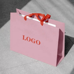 Sacs en Papier Cadeau et Shopping Personnalisés Imprimés avec Logo, Taille au Choix, Recyclables, Tendance, en Carton Couché Gaufré - Product Image 2