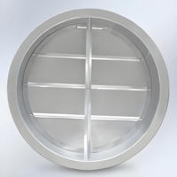 Clapet anti-retour circulaire galvanisé personnalisable Clapet anti-retour unidirectionnel circulaire Conduit de ventilation Terminal HVAC