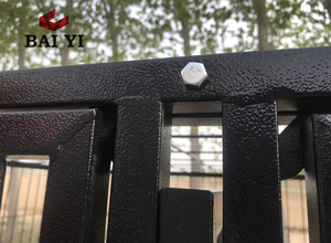 Penjualan Terbaik kandang anjing baja besar tahan lama bersirkulasi rumah logam luar ruangan dengan desain Solid dan nampan plastik - Product Image 4