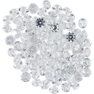 Pierre précieuse en zircon blanc naturel Yashee, 1,30 mm, taille brillant ronde, pierres lâches pour la fabrication de bijoux - Product Image 1