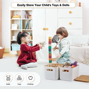 <span class=keywords><strong>4</strong></span> gói <span class=keywords><strong>l</strong></span>ưu trữ thùng với nắp tre nhựa <span class=keywords><strong>l</strong></span>ưu trữ <span class=keywords><strong>container</strong></span> - Product Image 5