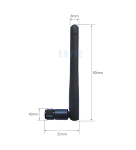 Antenne sans fil TX433-JK-11 2,5dBi 433M, antenne omnidirectionnelle en caoutchouc 433 MHz pour communications, vente chaude en usine - Product Image 1