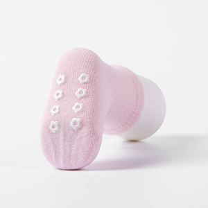 Calcetines antideslizantes para bebés, calcetines tejidos para bebés, calcetines de algodón para gatear para bebés y niñas - Product Image 5