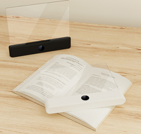 Lampe de lecture LED rechargeable, panneau lumineux de nuit pour étudiants, dortoir, chambre à coucher, lampe de lecture USB portable, lampe de lecture créative d'intérieur