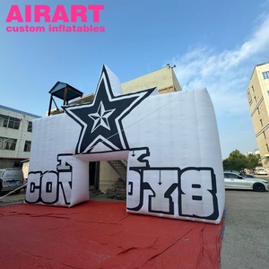 <span class=keywords><strong>Tunnel</strong></span> mural gonflable personnalisé avec impression de logo pour événement sur le thème des cow-boy - Product Image 4