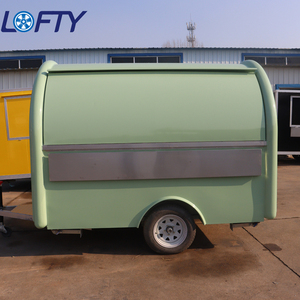 Chariot de nourriture mobile de rue à prix avantageux, mini chariot de hot-dogs, de glaces et de restauration rapide avec roues, petit camion de nourriture à vendre aux États-Unis - Product Image 1