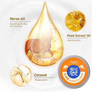Crème anti-fissures à l'huile de cheval TWG pour les <span class=keywords><strong>mains</strong></span> et les pieds, hydratation complète du corps, crème anti-gerçures pour les <span class=keywords><strong>mains</strong></span>, crème anti-écaillage pour les pieds - Product Image 5