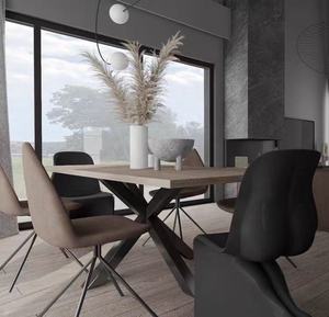 MEIJIA-Silla con forma de cuerpo de plástico reforzado con fibra de vidrio, silla sencilla de diseño con muebles modernos - Product Image 6