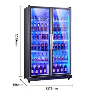 Supermarket Display Fridges Commercial <b>Refrigerator</b> Drink Cooler Glass SC-1060FC Supermarket Display Fridges SC-1060FC - Product Image 4