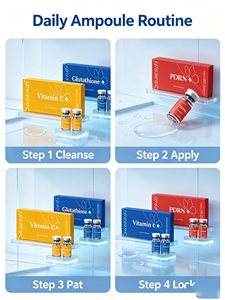 Ensemble d'ampoules de vitamine C PDRN de haute qualité pour une peau éclatante, nourrie et lisse, marque privée - Product Image 4