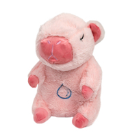 Peluche lumineuse et sonore, ours capybara respirant, peluche pour bébé, animal en peluche respirant, poupée capybara, poupée pour bébé qui dort