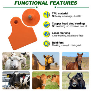 HED-ET101 Split Typ Spaten Ohr marke für Ziege Schaf Tier Tag Vieh Ohr Tags Robust und Anti Shake - Product Image 5