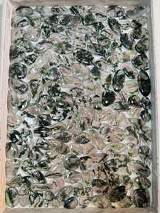 Cabujones de Ágata Musgosa Natural de la Mejor Calidad, Cristal Auténtico para Joyería, Base Plana, Grado Superior, Pulido, Curativo - Product Image 2