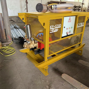 Equipo de inyección con bomba de pistón de tres cilindros para ingeniería de construcción, carrera de 50 mm, diámetro del pistón de 52 mm, mezcladora de hormigón - Product Image 3