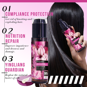 Saç Derisi Bakımı için Sarımsak Esansiyel Yağı Saç Bakımı Aromaterapisi Besleyici ve Pürüzsüzleştirici Yağ - Product Image 5