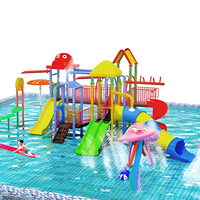 Aqua Park avec une zone dédiée aux tout-petits pour un jeu sûr et contrôlé