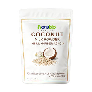 Aogubio Fornece Pó de Mistura de Leite de Coco de Grau Alimentício, Pó de Leite de Coco Orgânico + Inulina + Fibra de Acácia - Product Image 3