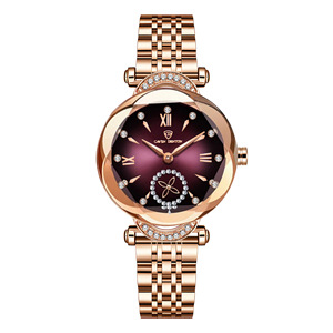 Nouvelle montre à quartz multifonctionnelle de luxe pour femmes 2025 avec diamants, design lumineux et étanche - Product Image 6