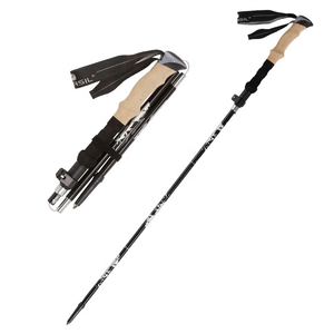 Alpenstock Bâtons <span class=keywords><strong>de</strong></span> trekking pliables en carbone Bâtons <span class=keywords><strong>de</strong></span> <span class=keywords><strong>marche</strong></span> nordiques Poignée confortable en caoutchouc pour la randonnée et l'alpinisme - Product Image 6