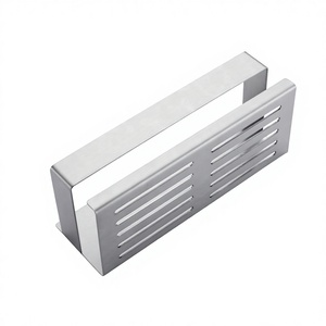 BX No Drill Bathroom <strong>Shelving</strong> with Drain Sink Stainless Steel Wall Hanging <strong>Shower</strong> Stand for Garage Use - Product Image 3