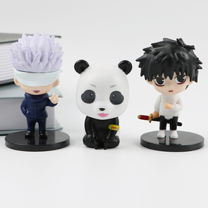 6 pièces/ensemble 8CM Jujutsu Kaisen Itadori Yuji figurines de dessin animé <span class=keywords><strong>Fushiguro</strong></span> <span class=keywords><strong>Megumi</strong></span> kuwisaki Nobara à collectionner en PVC - Product Image 6