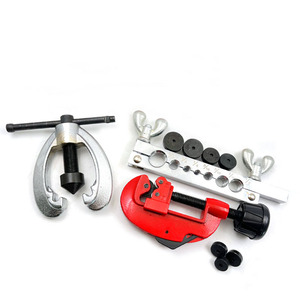 10 unids/set <span class=keywords><strong>cobre</strong></span> freno tubo <span class=keywords><strong>de</strong></span> combustible reparación doble abocardado troqueles herramienta conjunto abrazadera Kit tubo Cutt - Product Image 2