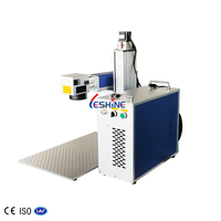 Nueva Máquina de Marcado Láser de Fibra de 20w 60W, CNC de Sobremesa, Portátil, con Enfriamiento por Aire para Metal