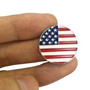 Outil de réparation de divots de golf, en acier inoxydable, pliable et magnétique, avec marqueur de balle de golf USA - Product Image 3