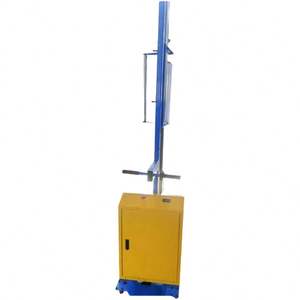 Machine d'emballage à film étirable électrique pour palettes, type chariot, pour cartons, boîtes en bois et caisses métalliques - Product Image 3