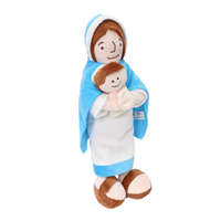 Poupée de chiffon en tissu brodé personnalisé poupée arabe Maria en peluche douce