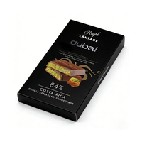 Boîte d'emballage de chocolat pliable de luxe de qualité supérieure avec logo personnalisé, or, qualité alimentaire