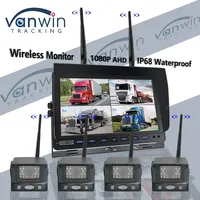 Sistema de Visión Trasera Inalámbrico Digital AHD de 7 Pulgadas, Cámara de Reversa para Camión, Monitor TFT Inalámbrico para Automóvil