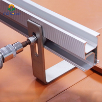 Sistem pemasangan surya, kait atap ubin Shingle braket atap PV kait Stainless Steel