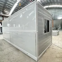 Modernes Falt container haus Bewegliches Miniatur-Falt kasten haus Modulares Falthaus ist für den vorübergehen den Gebrauch geeignet.