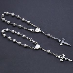 Bracelet <span class=keywords><strong>de</strong></span> chapelet en métal argenté Antique, casquette <span class=keywords><strong>de</strong></span> saint-valentin ou <span class=keywords><strong>Fatima</strong></span>, avec boîte, cadeau <span class=keywords><strong>de</strong></span> catholique, perles <span class=keywords><strong>de</strong></span> prière religieuse - Product Image 2