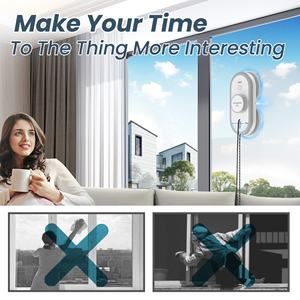 <span class=keywords><strong>Robot</strong></span> nettoyeur de vitres personnalisé avec télécommande, double jet d'eau, <span class=keywords><strong>lave</strong></span>-<span class=keywords><strong>vitre</strong></span>, moteur sans balai, <span class=keywords><strong>robot</strong></span> nettoyeur de vitres <span class=keywords><strong>magnétique</strong></span> - Product Image 4