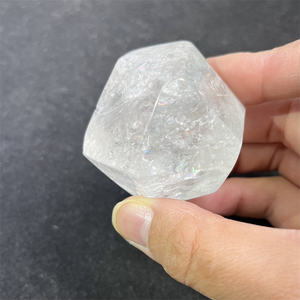 Cristal de quartz naturel poli, polyèdre énergétique pour la guérison, vente chaude - Product Image 2