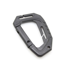Mousqueton tactique Offre Spéciale porte-clés en plastique polymère dur mousquetons escalade D anneaux léger ressort Snap Gear Clip - Product Image 5