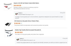 Câbles d'adaptateur SpO2 en matériau TPU Câble d'extension Spo2 réutilisable à 5 broches Compatible avec le câble médical du capteur Nellcor - Product Image 5