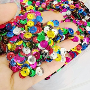 Nhà Máy Bán buôn đầy màu sắc số lượng lớn lỏng vòng <span class=keywords><strong>cup</strong></span> Shape Silver <span class=keywords><strong>Sequins</strong></span> cho Diy Craft - Product Image 4