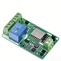 Carte de relais WiFi ESP8266 PCBA 1 canal 10A 250V AC, interrupteur intelligent sans fil IoT |   Système de maison intelligente opto-isolé à large plage de tension DC7-30V