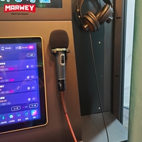 Marwey Populaire Cabine de Karaoké Électronique à Monnayeur, Machine de Jeu KTV pour Salle de Chant, pour Centre Commercial et Salle d'Arcade Intérieure, Cabine de Karaoké Portable