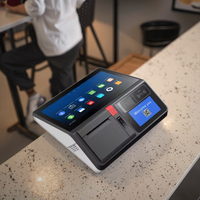 Terminal de point de vente tout-en-un portable Système de point de vente Android à écran tactile de 11.6 "avec lecteur NFC d'imprimante intégré de 80mm pour la vente au détail