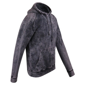 Sweat-shirts pour hommes à faible MOQ, délavés à l'acide, pour l'hiver, streetwear décontracté, tissu doux, sweat-shirts délavés à l'acide confortables pour hommes - Product Image 6